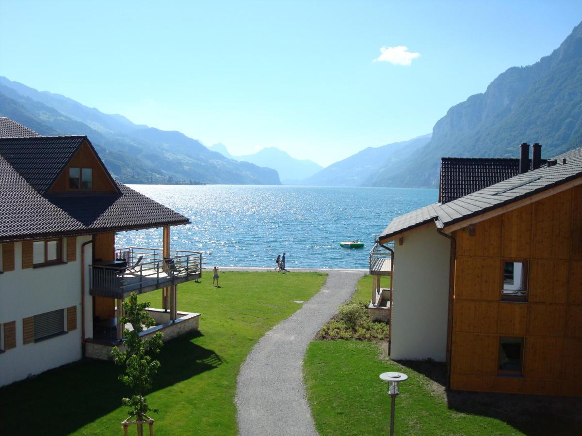 Resort Walensee Appartements Unterterzen Exterior foto